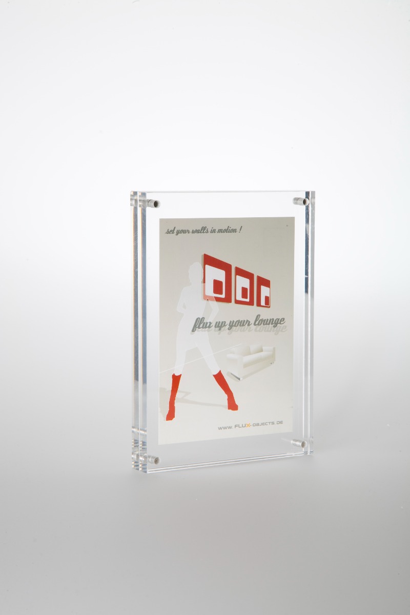 FLUX-Frame, Acrylglas-Wenderahmen, versch. Größen