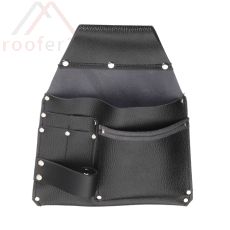 Freund Gürteltasche Leder,    schwarz