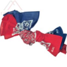 JOB Halstuch Bandanos 2St/Pack, rot blau