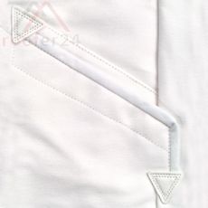 JOB Zunfthose Dopp Pil., weiß