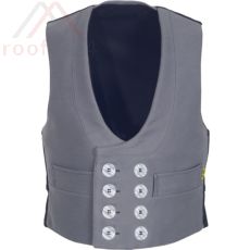 JOB Zunftweste Dopp Pil., grau