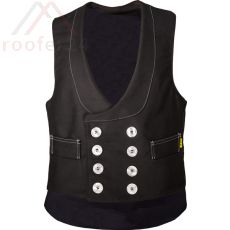 JOB Zunftweste Soft Dopp Pil., schwarz