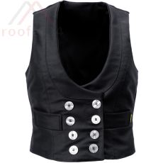 JOB Damen Zunftweste oft Pil., schwarz