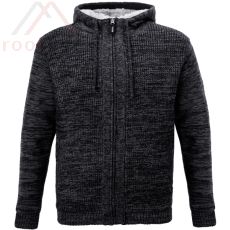 JOB Strickjacke Halle, schieferschwarz