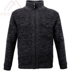 JOB Strickjacke Gera, schieferschwarz