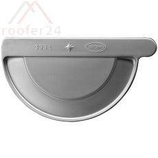 Zink Steckrinnenboden, halbrund links 333