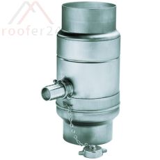 Zink Wassersammler, ø120 mit Schlauchset