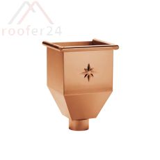 Kupfer Wasserfangkasten, ø150 quadratisch, 450x300x300