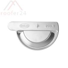 Zink Steckrinnenboden, halbrund rechts 333