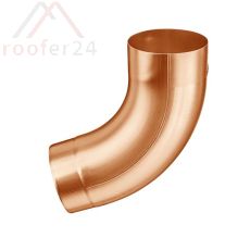 Kupfer Rohrbogen, 72° ø120