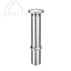 Zink Dunstrohr, ø100 mit Dunsthut