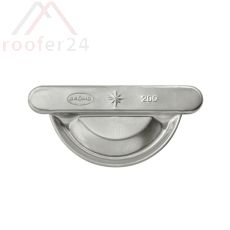 Quartz Zink Rinnenboden, universal 333 halbrund