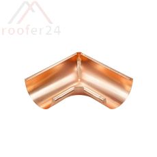Kupfer Rinnenwinkel, halbrund gezogen Inneneck 200