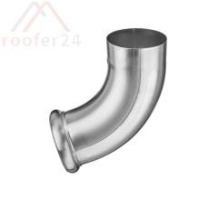 Zink Rohrbogen, 72° ø100 mit Wulst