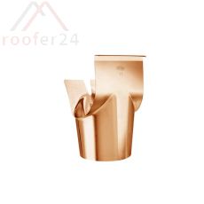 Kupfer Schrägstutzen, 400/169 konischer Auslauf