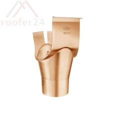 Kupfer Schrägstutzen, 333/100 zylindrischer Auslauf