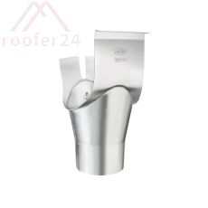 Zink Schrägstutzen, 333/100 zylindrischer Auslauf