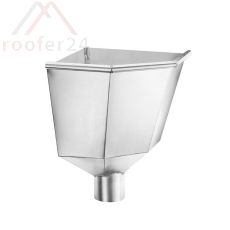 Zink Wasserfangkasten, ø120 Inneneck 390x340x340
