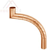 Kupfer Gliederbogen, gepresst, ø100x1600-1695