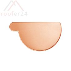 Kupfer Lötrinnenboden, halbrund rechts 400