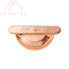 Kupfer Rinnenboden universal, halbrund 400