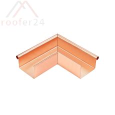 Kupfer Rinnenwinkel, Kastenform gelöt. Außeneck 400