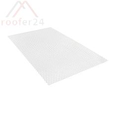 ALUSTAR Bandblech 0,70/1000mm gelocht SX, Weiss