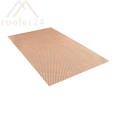 ALUSTAR Bandblech 0,70/1000mm gelocht SX, Ziegelrot