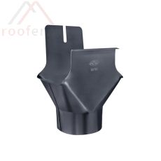 Einhangstutzen Kastenrinnen 100mm SX, Anthrazit-333