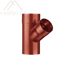 Abzweig 72° 120/120mm SX, Oxydrot