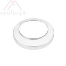 Standrohrkappe flach 120/150, Weiss