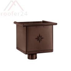 kubischer Wasserfangkasten exzentrisch 120mm, Testa di Moro