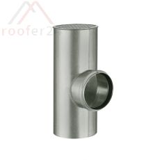 Quartz Zink Flachdach-Abzweig, ø110/100