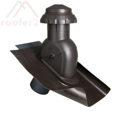 Fleck Aura-Lüfter Flex DN 125 Mega m.Wetterkappe u.Red.-adapter DN100