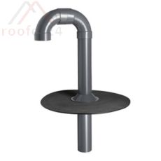 Fleck Flachdach-Schwanenhals