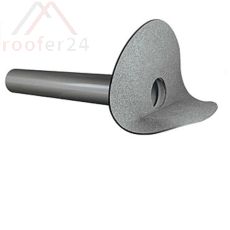 Fleck Flachdachwinkelablauf DN 100 PVC mit Flansch PVC-Folie