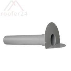 Fleck Flachdachwinkelablauf DN 100 PP mit Flansch PP