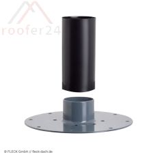 Fleck Schrumpfi Flachdach-Allzweck-Durchgang 110 Hart-PVCmit Flansch Hart-PVC