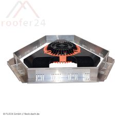 Fleck Kiesfang 80mm AL Zusatzmodul zu Roofguard,gl.Oberfl.