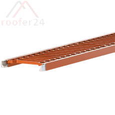 Endlos-Laufrost 150 x 25cm, anthrazit, mit Steckverbinder