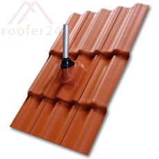 Alu-Grundpfanne mit Antennendurchgang