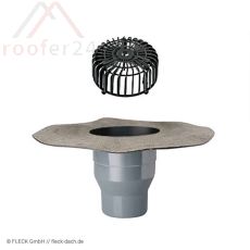 FLECK FLACHDACH-GULLY DN 70 BITUMEN-FLANSCH