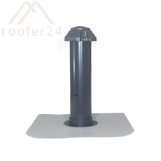 Huppers-VENT Flachdach-Lüfter DN 50 bis 150 mit Kondenswasserablauf Flansch aus Folie