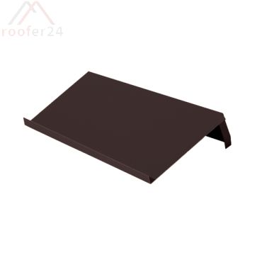 Windschutz Ortgänge Biber 20 cm links, Alu incl.