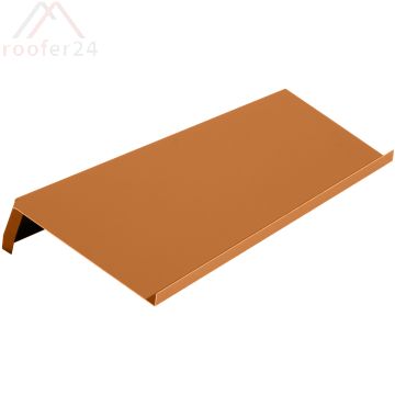 Windschutz Ortgänge Biber 37 cm links, Alu incl.