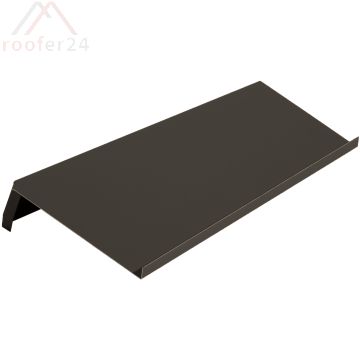 Windschutz Ortgänge Biber 37 cm rechts, Alu incl.