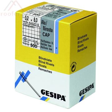 Freund Blindniet 3,2x 8,0 CAP A2, Aluminium