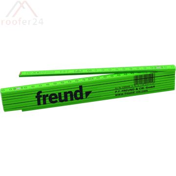 Freund Holzgliedermaßstab Freund und grün