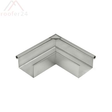 Quartz Zink Rinnenwinkel, Kastenform Außeneck333 gelötet