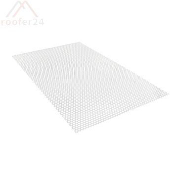 ALUSTAR Bandblech 0,70/1000mm gelocht SX, Weiss